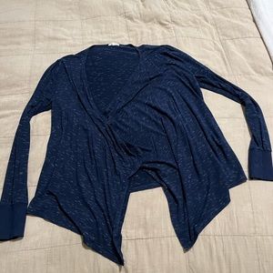 Articles of Society open front navy cardigan